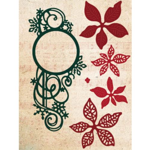 Studio Light stanssi – POINSETTIAS & ICE SWIRL FRAME - Image 2