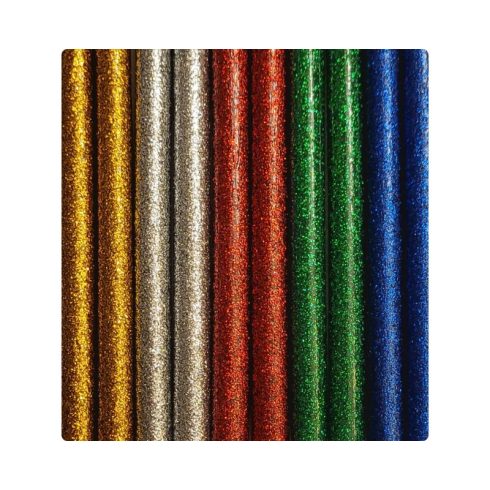 Christmas Glitter Glue Sticks 7mm (10 kpl) – Kimalle kuumaliimapuikot (2)