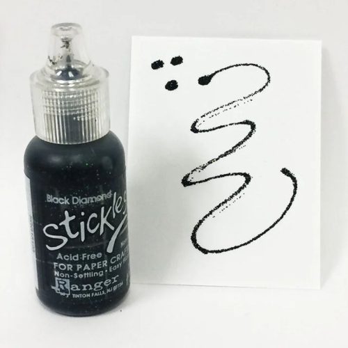 Glitter Glue Stickles Black Diamond 0.5 ft oz – Kimalleliima 14,8ml - Bild 2