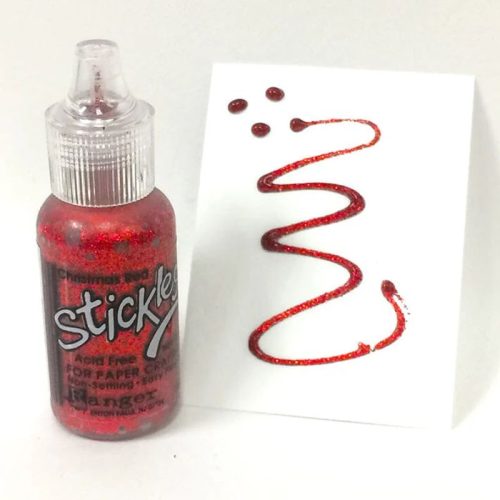 Glitter Glue Stickles Christmas Red 0.5 ft oz – Kimalleliima 14,8ml - Bild 2