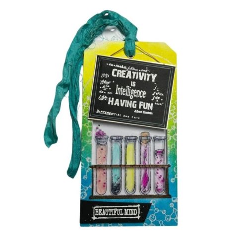 Indigo Blu Rubber Stamp – Chemistry Lab leimasinsetti A5 2