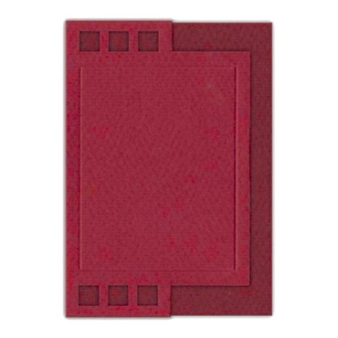 Lomiac korttipohjat A6 (10,5x14,8cm) punainen 5kpl
