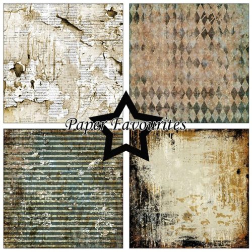 Paper Favourites – Grunge paperilajitelma 15 x 15 cm - Image 2