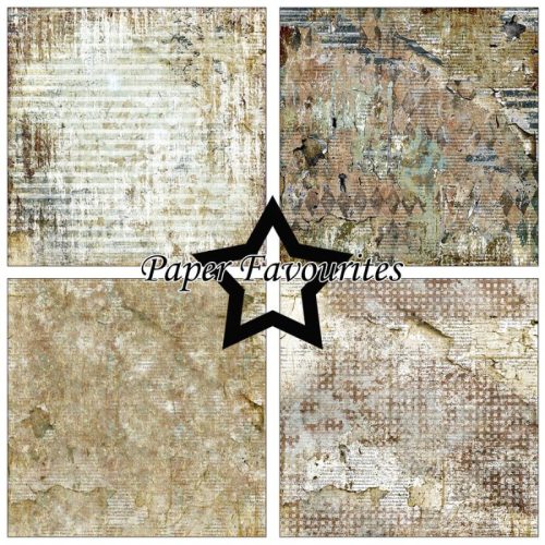 Paper Favourites – Grunge paperilajitelma 15 x 15 cm - Image 3