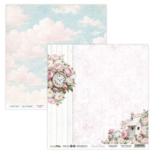 ScrapBoys – Sweet Peonies paperilehtiö 15 x 15 cm - Image 3