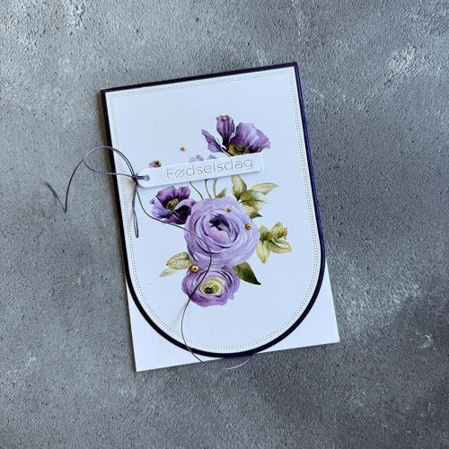 Simple and Basic Polyester Thread – nyöri violetti 50m - Image 2