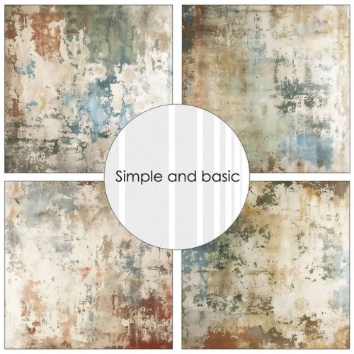 Simple and Basic – Peeled and Speckled paperilajitelma 15 x 15 cm - Image 2