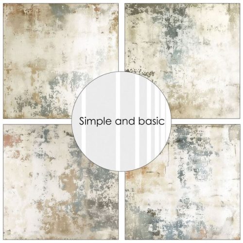Simple and Basic – Peeled and Speckled paperilajitelma 15 x 15 cm - Image 3
