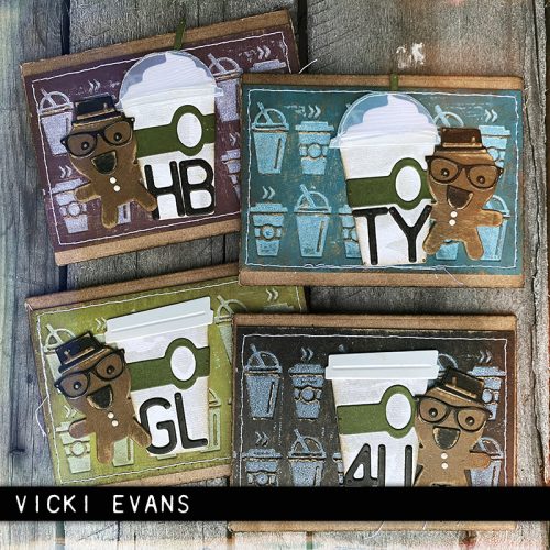 Sizzix Tim Holtz stanssi & 2D kohokuviointikansio – VAULT SIDE-ORDER FRESH BREWED - Image 7