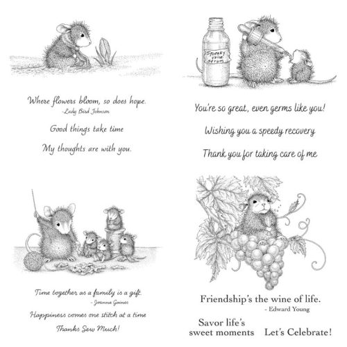 Spellbinders Rubber Stamp – Sweet Moments Collector leimasinsetti - Image 2