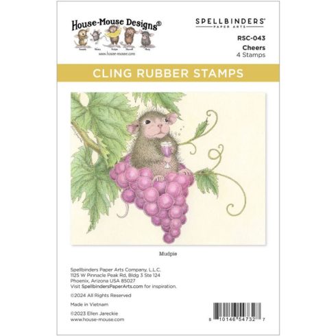 Spellbinders Rubber Stamp – Cheers leimasinsetti