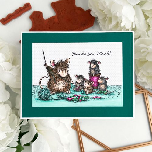 Spellbinders Rubber Stamp – Sew Sweet leimasinsetti - Bild 3