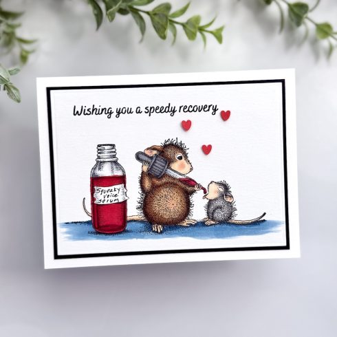 Spellbinders Rubber Stamp – Squeaky Voice leimasinsetti 2