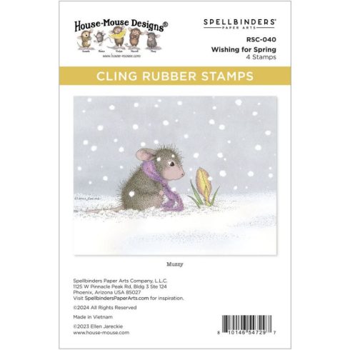 Spellbinders Rubber Stamp – Wishing for Spring leimasinsetti