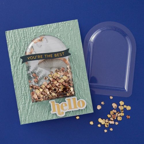 Spellbinders shaker muovikupu (6 kpl) – SHAKER DOMES ARCH - Bild 4