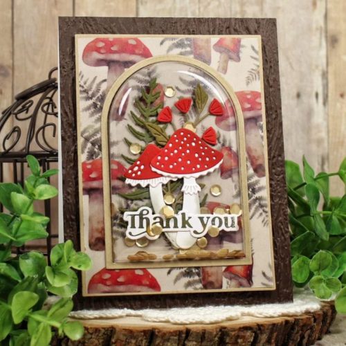 Spellbinders shaker muovikupu (6 kpl) – SHAKER DOMES ARCH - Bild 3
