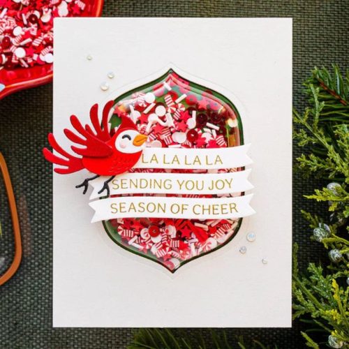 Spellbinders shaker muovikupu (6 kpl) – SHAKER DOMES FRESH PICKED - Bild 2