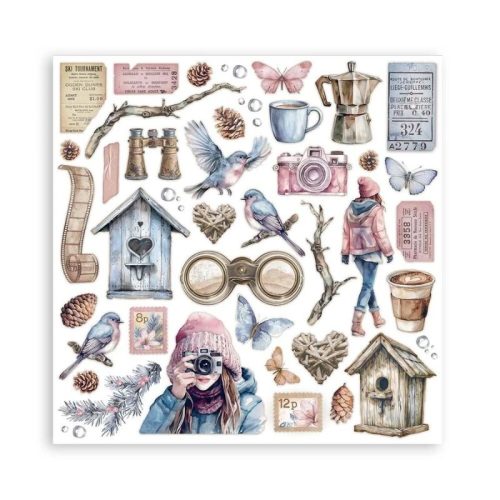 Stamperia – Dewdrops paperilajitelma 20 x 20 cm - Bild 9
