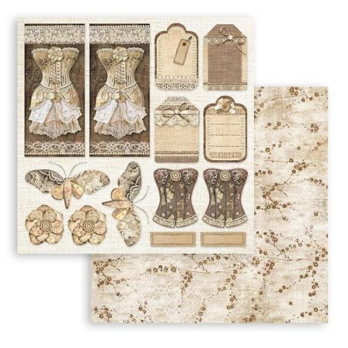 Stamperia – Old Lace paperilajitelma 20 x 20 cm - Image 9