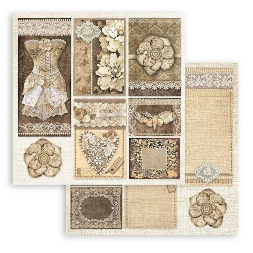 Stamperia – Old Lace paperilajitelma 20 x 20 cm - Image 3