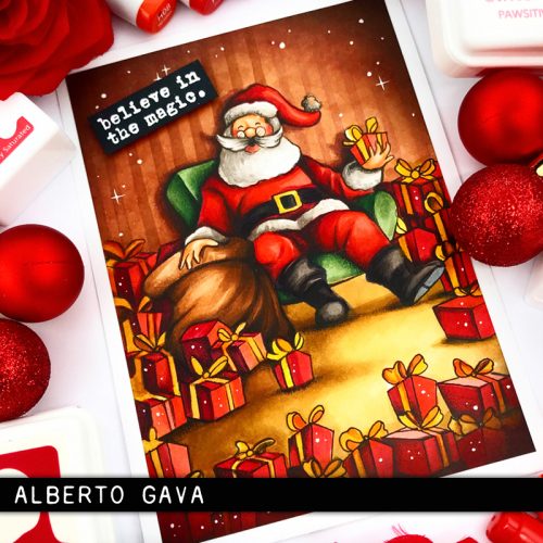 Tim Holtz Stampers Anonymous – Santa Visit leimasinsetti - Image 14