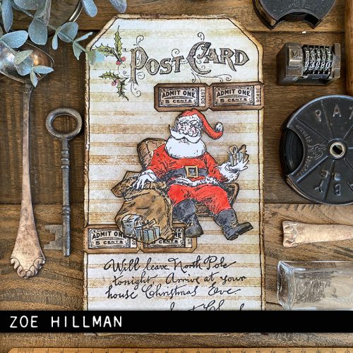 Tim Holtz Stampers Anonymous – Santa Visit leimasinsetti - Image 3