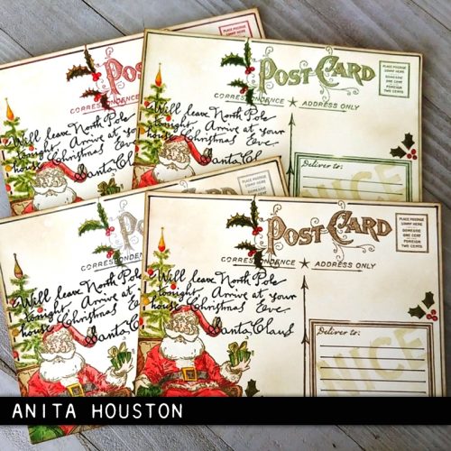 Tim Holtz Stampers Anonymous – Santa Visit leimasinsetti - Image 5