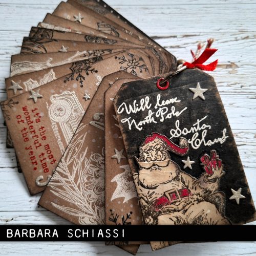 Tim Holtz Stampers Anonymous – Santa Visit leimasinsetti - Image 12