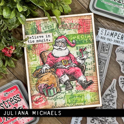 Tim Holtz Stampers Anonymous – Santa Visit leimasinsetti - Image 10