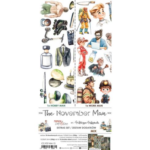 Craft O'Clock – The November Man Extras Set MIX leikekuvat 15 x 30 cm