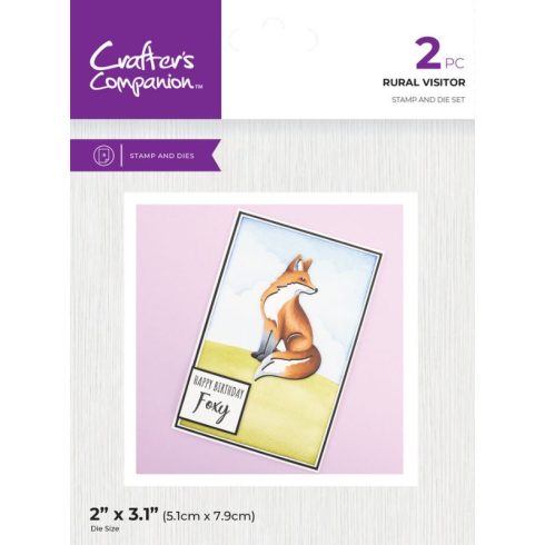 Crafter’s Companion Outline Stamp and Die stanssi ja leimasin – RURAL VISITOR