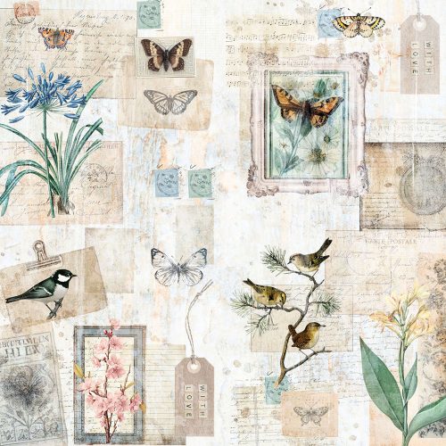 Crafter's Companion – Distressed Florals paperilehtiö 30 x 30 cm - Image 4