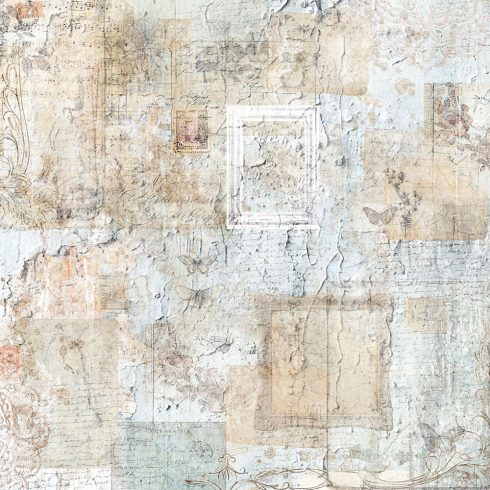 Distressed Florals paperilehtio4
