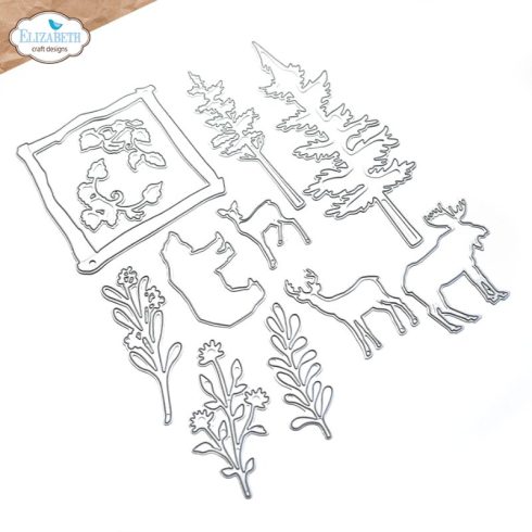 Elizabeth Craft Designs stanssi – FOREST FRIENDS FRAME 1