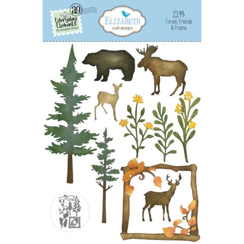 Elizabeth Craft Designs stanssi – FOREST FRIENDS & FRAME