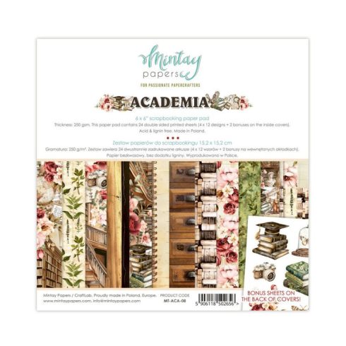 Mintay Papers – Academia paperilehtiö 15 x 15 cm