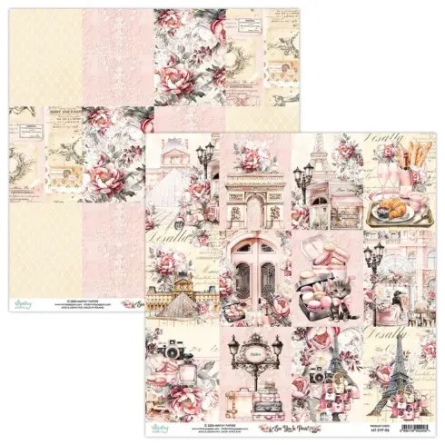 Mintay Papers – See You In Paris paperilehtio 15 x 15 cm 2