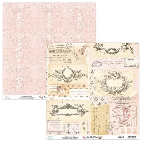 Mintay Papers – See You In Paris paperilehtio 15 x 15 cm 7