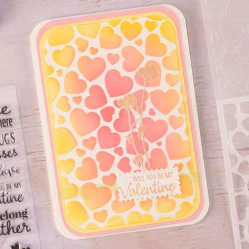 Nellie’s Choise 3D kohokuviointikansio – POP UP HEARTS - Bild 2