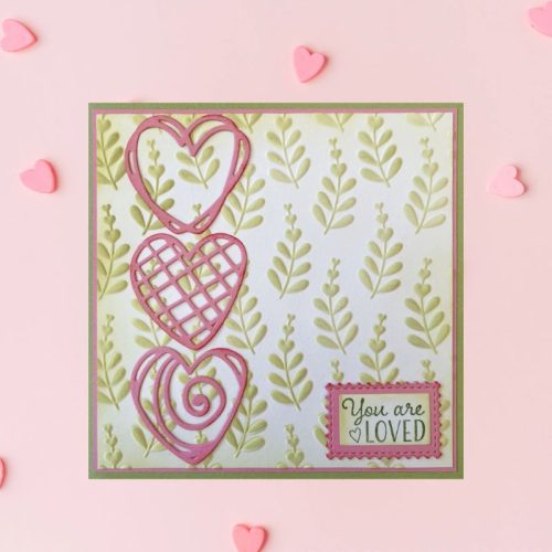 Nellie's Choice stanssi – POSTAL STAMPS WITH HEARTS - Image 3