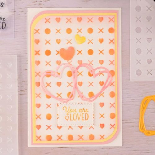 Nellie’s Choise 3D kohokuviointikansio – HUGS AND KISSES - Image 2