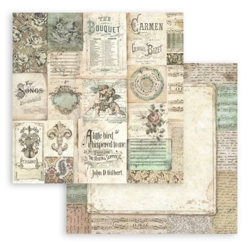 Stamperia – Music paperilajitelma 20 x 20 cm - Image 6