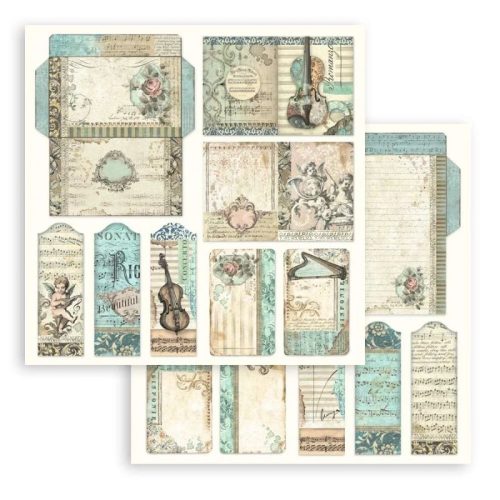 Stamperia – Music paperilajitelma 20 x 20 cm - Image 5