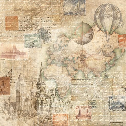 Vintage Scrapbook paperilehtio