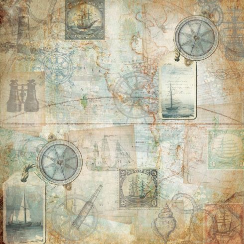 Vintage Scrapbook paperilehtio11