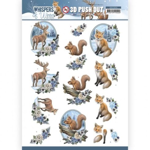 Amy Design 3D-arkki – Whispers of Winter Forest Animals