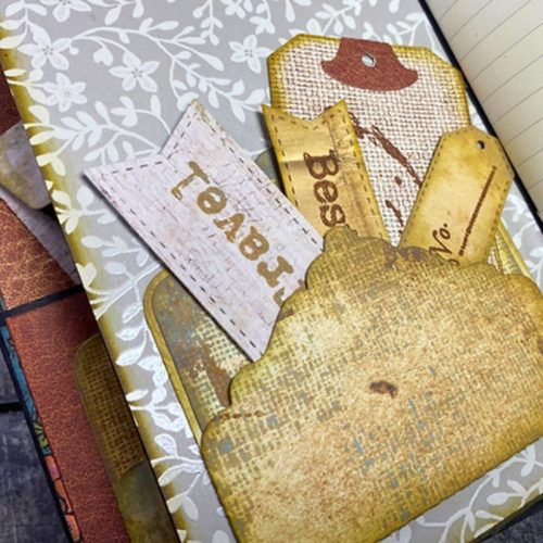 Craft Consortium Clear Stamps – Linen Texture leimasin - Bild 2
