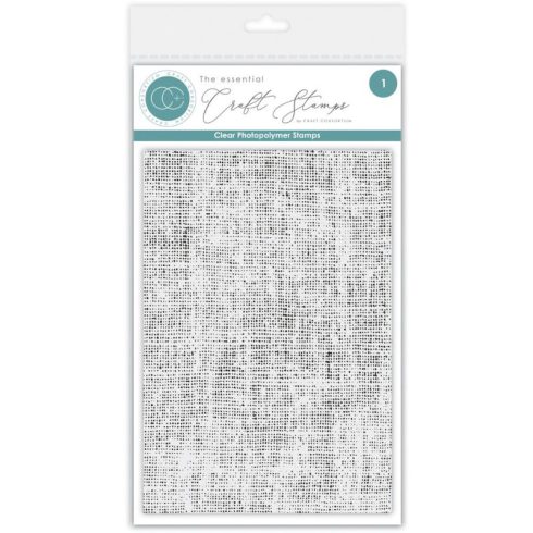 Craft Consortium Clear Stamps – Linen Texture leimasin