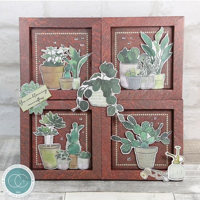 Craft Consortium – Leather Bound paperilehtiö 15 x 15 cm - Bild 6