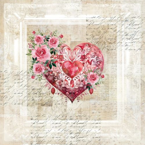 Crafter's Companion – From the Heart paperilehtiö 15 x 15 cm - Bild 5